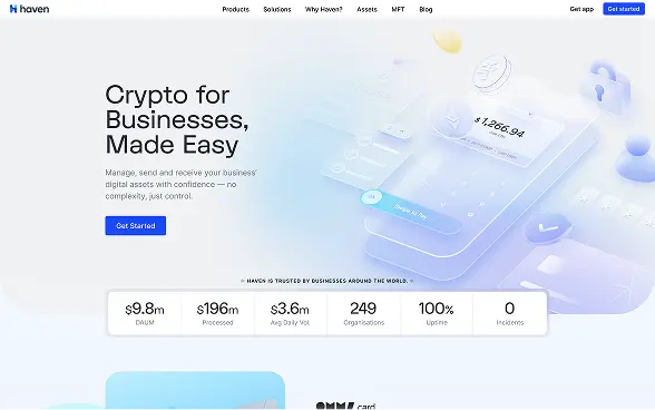 Haven website design