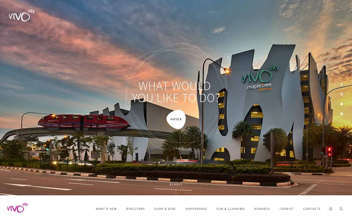 VivoCity WordPress website